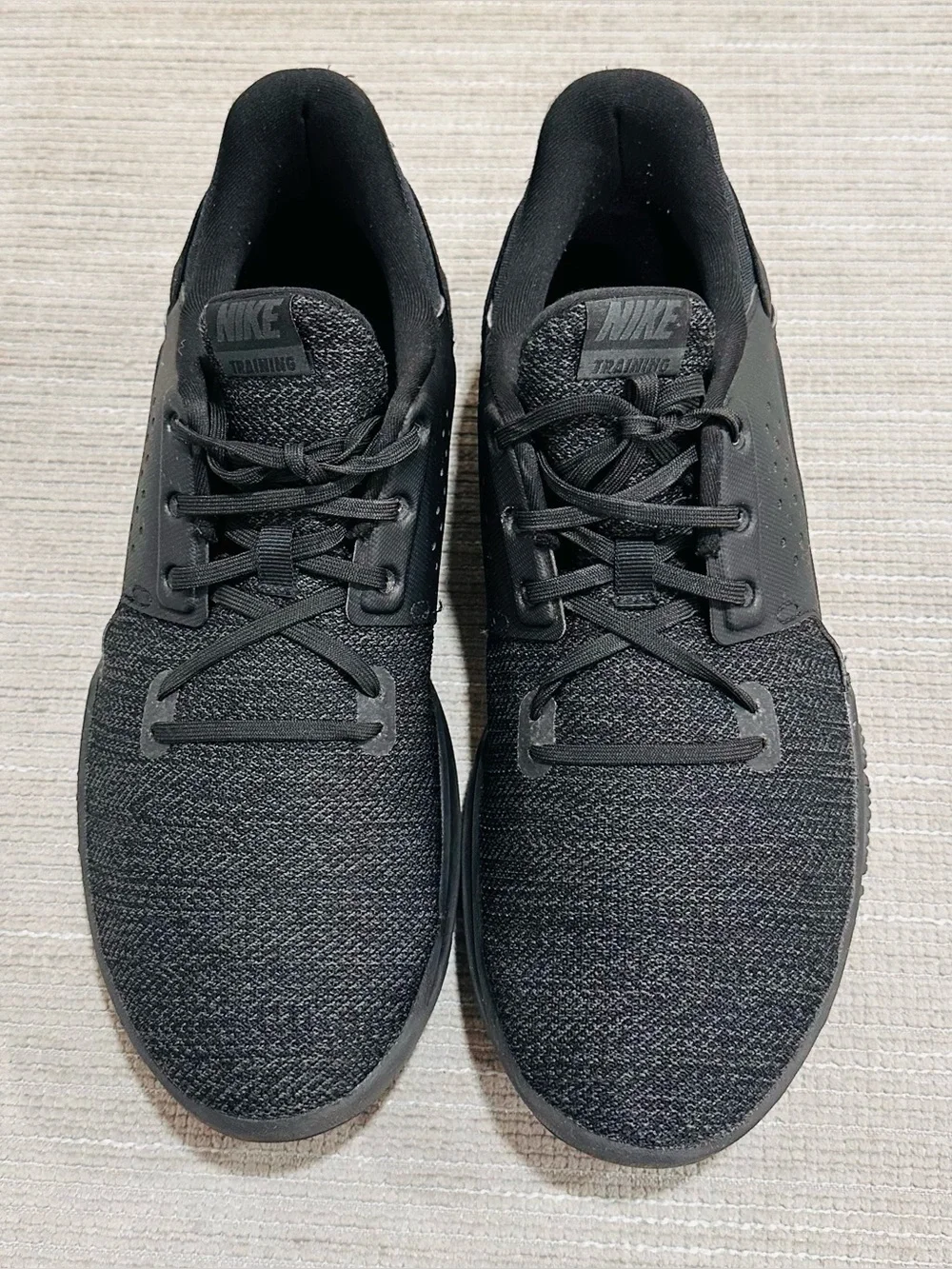 Nike  Flex Control TR3 Triple Black Mens Shoes Training Running Size 12,5